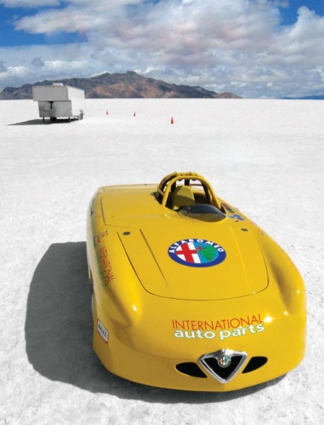 Alfa Spider Aims for 230 mph at Bonneville