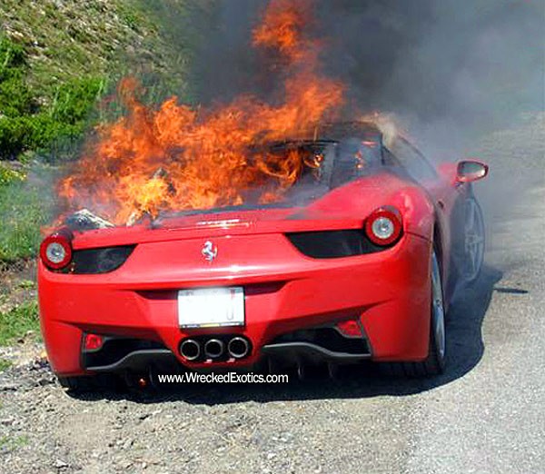 Ferrari recalls 458 Italia cars after spate of fires
