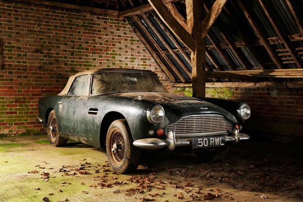 1963 Aston Martin DB4 Convertible Barn Find