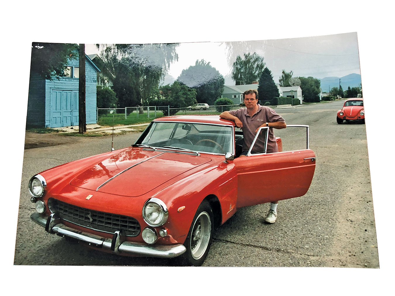 Keith Martin and his Ferrari 330 America