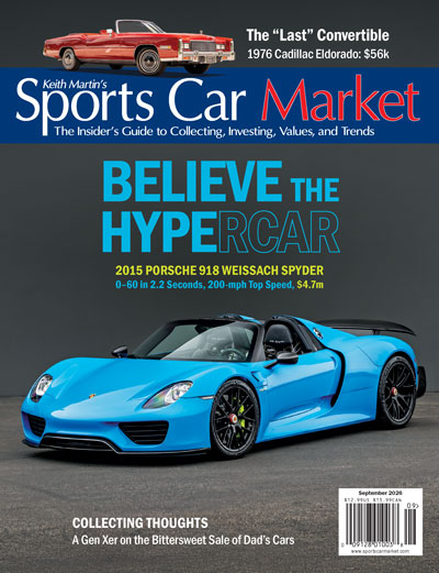 Sports Car Market magazine cover - September 2026