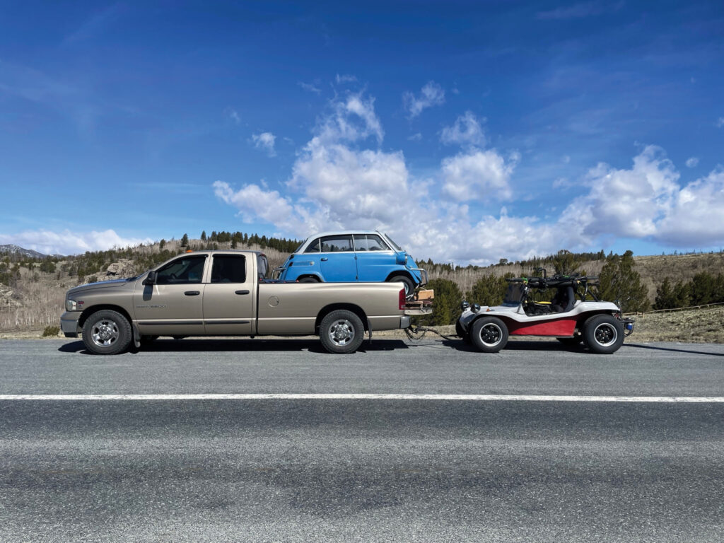 BMW Isetta and dune buggy