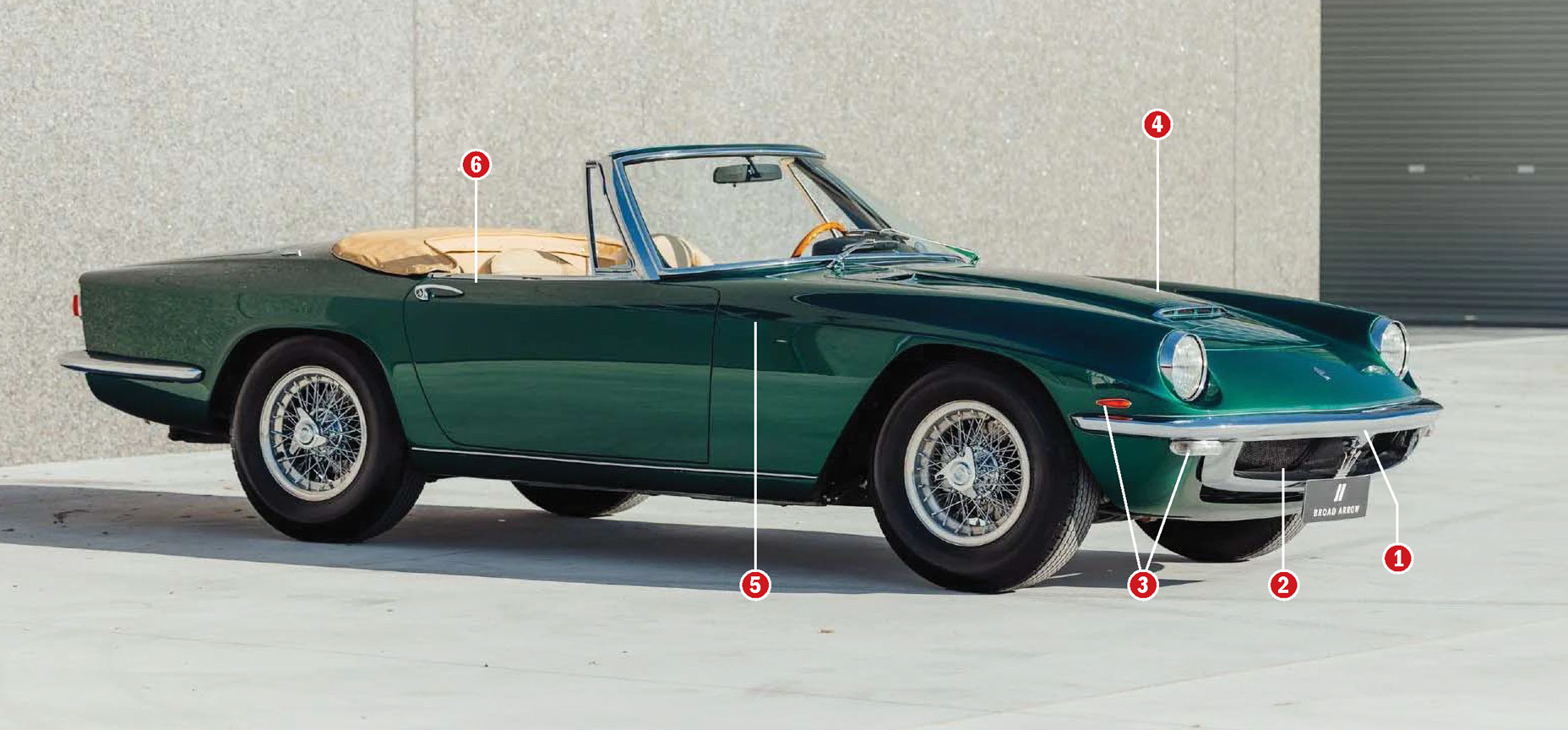 1966 Maserati Mistral 4000 Spyder - Cumberford tags #2
