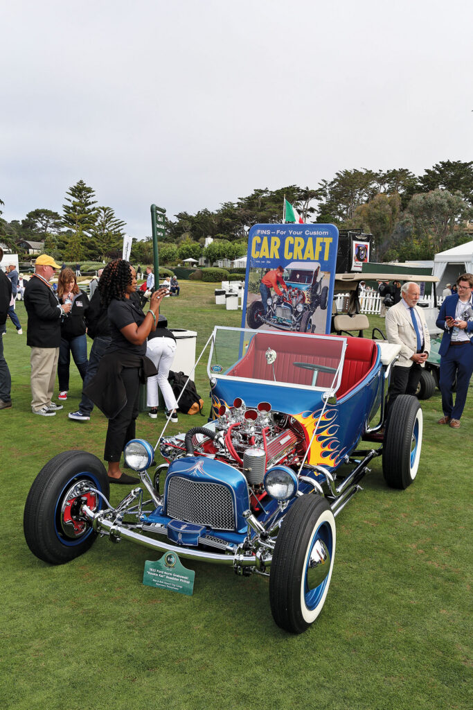 Ross Myers’ “Kookie Kar” T-bucket from TV’s “77 Sunset Strip” won the class in 2019.